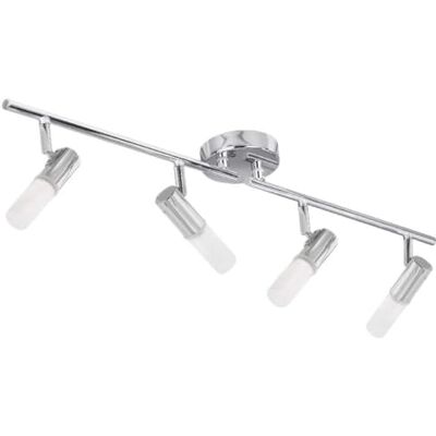 Britalia LIE1002LED Liegi krom badrum IP44 modern delad bar spotlight 4 x LED G9 lampor ingår 240 V Britalia LIE1002LED Liegi krom badrum IP44 modern delad bar spotlight 4 x LED G9 lampor ingår 240 V