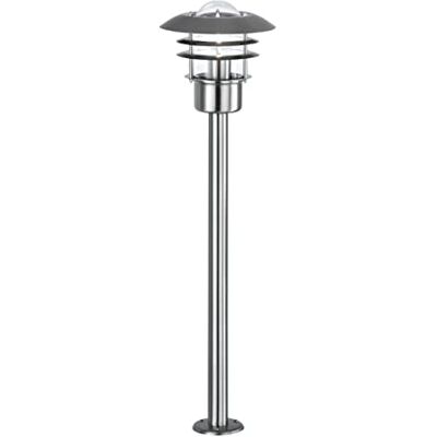 WOFI Action linje Utomhus golvlampa, 1–glödlampa Ferry, 1 x E27 Max 46 watt 80 cm, Diameter 22 cm Borstat rostfritt stål 372401970800 WOFI Action linje Utomhus golvlampa, 1–glödlampa Ferry, 1 x E27 Max 46 watt 80 cm, Diameter 22 cm Borstat rostfritt stål 372401970800