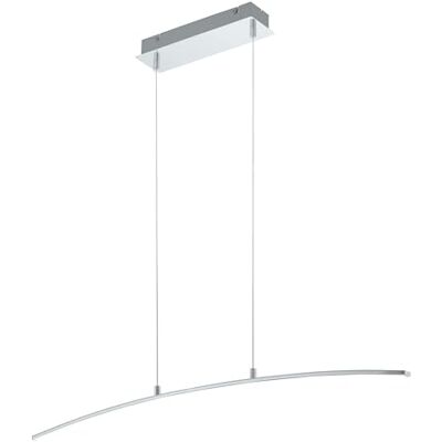 EGLO LED Pendellampa Lasana, 1-flammig hängande lampa, pendel i aluminium stål och plast, färg: krom och vit EGLO LED Pendellampa Lasana, 1-flammig hängande lampa, pendel i aluminium stål och plast, färg: krom och vit