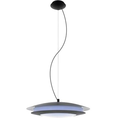 EGLO MONEVA-C hänglampa, stål, 27 W, Ø 48,5 cm, svart EGLO MONEVA-C hänglampa, stål, 27 W, Ø 48,5 cm, svart