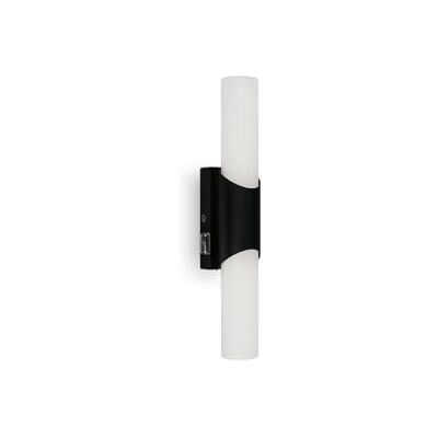 BRILONER LED-spegellampa med strömbrytare, spegellampa badrum, IP44, neutral vit ljusfärg, 6.5W, svart, 32 cm BRILONER LED-spegellampa med strömbrytare, spegellampa badrum, IP44, neutral vit ljusfärg, 6.5W, svart, 32 cm