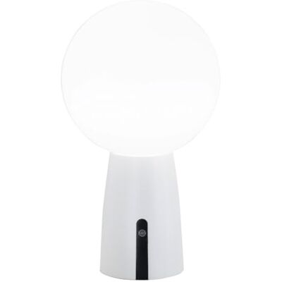 Zafferano Olimpia Pro uppladdningsbar aluminium bordslampa med Aiino USB-laddare, touch LED dimbar, skyddsklass IP54, 3000 K, inom-/utomhusbruk, kontaktladdningsstation, h26 cm – matt vit Zafferano Olimpia Pro uppladdningsbar aluminium bordslampa med Aiino USB-laddare, touch LED dimbar, skyddsklass IP54, 3000 K, inom-/utomhusbruk, kontaktladdningsstation, h26 cm – matt vit