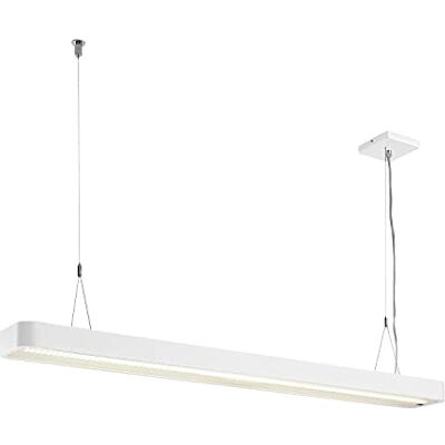 SLV Pendellampa WORKLIGHT PLUS PD/vardagsrumslampa, inomhusbelysning, hängande lampa matsal, LED, takljus/4000 K 48,0 W 5520 lm vit dimbar, 1003527 SLV Pendellampa WORKLIGHT PLUS PD/vardagsrumslampa, inomhusbelysning, hängande lampa matsal, LED, takljus/4000 K 48,0 W 5520 lm vit dimbar, 1003527