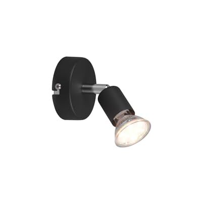 WatioWave GU10 svart spotlight med modern design, riktat ljus, perfekt för inomhusbelysning och dekorativa accenter. WatioWave GU10 svart spotlight med modern design, riktat ljus, perfekt för inomhusbelysning och dekorativa accenter.