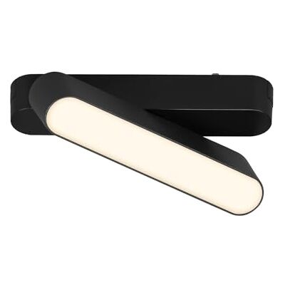 BRILONER Luxtrail LED-spårsystem, varmvit, svängbar, tillbehör, LED-spotlight, takspotlight, lampor, taklampa, taklampa, 130 mm, svart BRILONER Luxtrail LED-spårsystem, varmvit, svängbar, tillbehör, LED-spotlight, takspotlight, lampor, taklampa, taklampa, 130 mm, svart