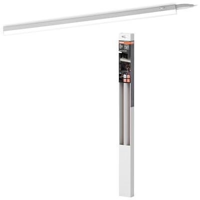 OSRAM Switch Batten Smal LED-ljuslist med inbyggd strömbrytare 600 mm 8W 4000K vit, kan anslutas till sömlösa ljusband, IP20-skydd, för belysning under skåp inomhus OSRAM Switch Batten Smal LED-ljuslist med inbyggd strömbrytare 600 mm 8W 4000K vit, kan anslutas till sömlösa ljusband, IP20-skydd, för belysning under skåp inomhus