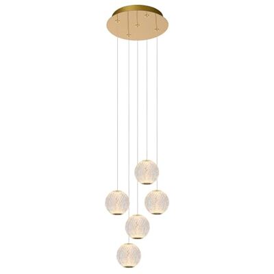 LUCIDE CINTRA pendellampa Ø 32 cm LED dim. 5 x 4,7 W 2700K transparent LUCIDE CINTRA pendellampa Ø 32 cm LED dim. 5 x 4,7 W 2700K transparent