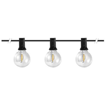Brightium Solcells-LED-ljusslinga med 10 glödlampor, 1,5 W, perfekt för utomhusdekorationer och fester, funktionell och energieffektiv. Brightium Solcells-LED-ljusslinga med 10 glödlampor, 1,5 W, perfekt för utomhusdekorationer och fester, funktionell och energieffektiv.