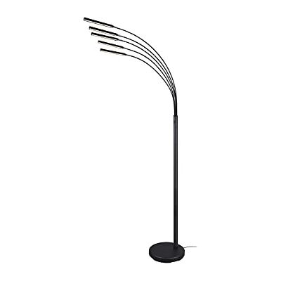 RL LIVE YOUR LIGHT Reality Leuchten LED golvlampa Reed R41031532, metall svart matt, inkl. 5 x 3,5 watt LED, strömbrytare dimmer RL LIVE YOUR LIGHT Reality Leuchten LED golvlampa Reed R41031532, metall svart matt, inkl. 5 x 3,5 watt LED, strömbrytare dimmer