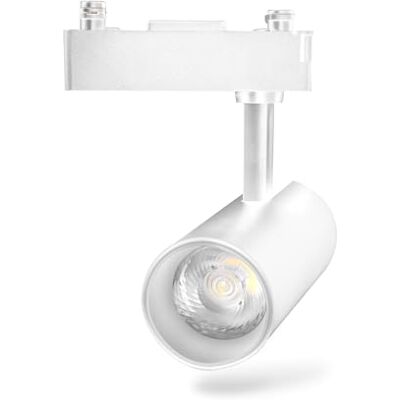 VoltShine 24W vit LED-spotlight, tvåtrådig, idealisk för belysning i butiker och kommersiella utrymmen. VoltShine 24W vit LED-spotlight, tvåtrådig, idealisk för belysning i butiker och kommersiella utrymmen.