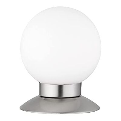 RL LIVE YOUR LIGHT Reality Leuchten R52551907 Princess A+, LED-bordslampa, 3 watt, integrerad, nickel matt, 4-faldig touch Dimmer, 10 x 10 x 13 cm RL LIVE YOUR LIGHT Reality Leuchten R52551907 Princess A+, LED-bordslampa, 3 watt, integrerad, nickel matt, 4-faldig touch Dimmer, 10 x 10 x 13 cm