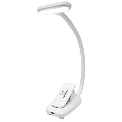 Infitronic 9 lysdioder uppladdningsbar musikfotlampa pianolampa lä boklampa dimbar 3 färglägen (vit) Infitronic 9 lysdioder uppladdningsbar musikfotlampa pianolampa lä boklampa dimbar 3 färglägen (vit)