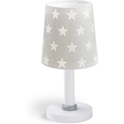 Dalber Barnbordslampa sängbordslampa stjärnor grå Dalber Barnbordslampa sängbordslampa stjärnor grå
