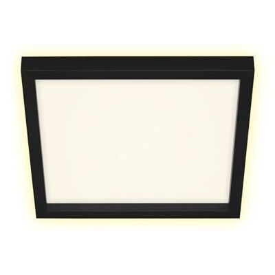 BRILONER Brilonlampor – LED taklampa, taklampa inkl. bakgrundsbelysningseffekt, 18 watt, 2 400 lumen, 3 000 kelvin, vitsvart, 296 x 296 x 43 mm (LxBxH) BRILONER Brilonlampor – LED taklampa, taklampa inkl. bakgrundsbelysningseffekt, 18 watt, 2 400 lumen, 3 000 kelvin, vitsvart, 296 x 296 x 43 mm (LxBxH)