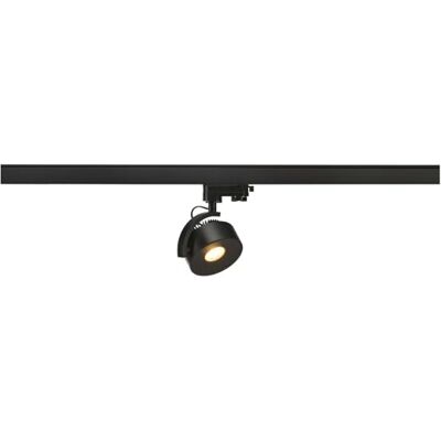 SLV KALU TRACK LEDDISK lamphuvud, svart, 3 000 K, inkl. 3-adapter, aluminium SLV KALU TRACK LEDDISK lamphuvud, svart, 3 000 K, inkl. 3-adapter, aluminium