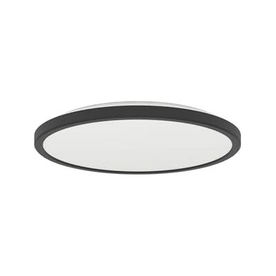 EGLO Connect.Z Smart Home LED Taklampa För Badrum Rovito Z, Zigbee, App Och Alexa Röststyrning, Varmvit Kallvit, RGB, Dimbar Taklampa För Badrum, Svart, IP44, Ø 30 Cm EGLO Connect.Z Smart Home LED Taklampa För Badrum Rovito Z, Zigbee, App Och Alexa Röststyrning, Varmvit Kallvit, RGB, Dimbar Taklampa För Badrum, Svart, IP44, Ø 30 Cm