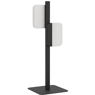 EGLO LED bordslampa Ervidel, 2-glödlampor bordsbelysning, sänglampa av metall i svart, plast i satinfinish, klar, vardagsrumslampa, lampa med strömbrytare, varm vit EGLO LED bordslampa Ervidel, 2-glödlampor bordsbelysning, sänglampa av metall i svart, plast i satinfinish, klar, vardagsrumslampa, lampa med strömbrytare, varm vit