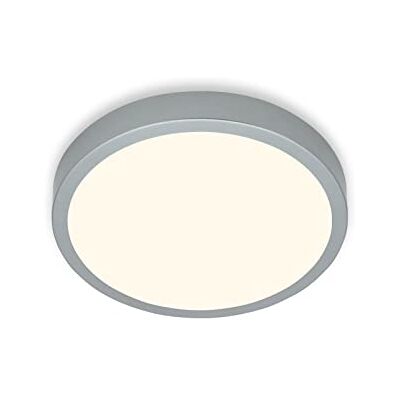 BRILONER -taklampa LED, taklampa, varmvitt ljus, utanpåliggande lampa, utanpåliggande lampa, silverfärgad, Ø280x40 mm BRILONER -taklampa LED, taklampa, varmvitt ljus, utanpåliggande lampa, utanpåliggande lampa, silverfärgad, Ø280x40 mm