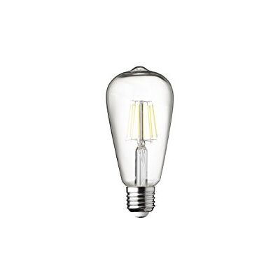 WOFI glödtrådslampor, E27, 7 W, klart glas, 6,5 x 6,5 x 14 cm WOFI glödtrådslampor, E27, 7 W, klart glas, 6,5 x 6,5 x 14 cm