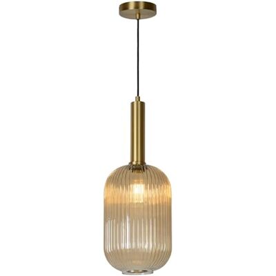 LUCIDE pendellampa, 40 W, bärnsten LUCIDE pendellampa, 40 W, bärnsten