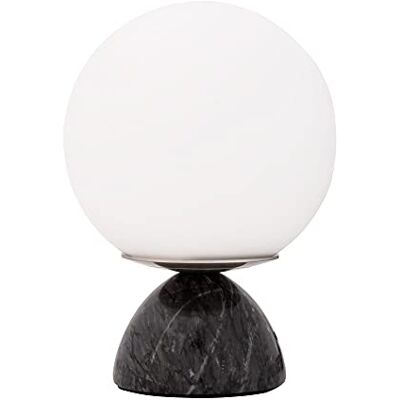 Pauleen 48192 Shining Pearl bordslampa max. 20 watt Svart, vit marmor, glas E14 Pauleen 48192 Shining Pearl bordslampa max. 20 watt Svart, vit marmor, glas E14
