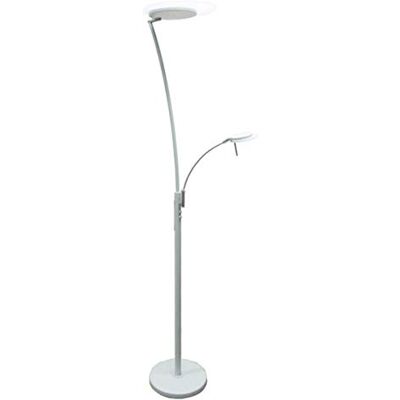 KERIA LUMINAIRES Vit metall led kitel golvlampa KERIA LUMINAIRES Vit metall led kitel golvlampa
