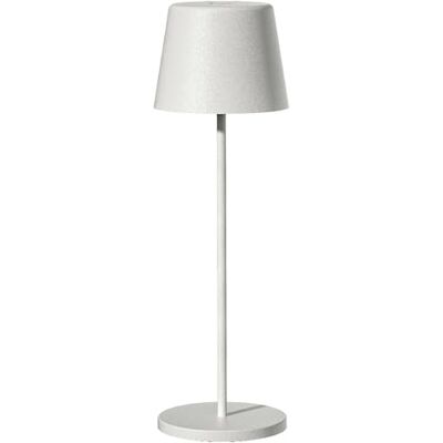 Lumisky Vit LED KELLY WHITE vit dimbar aluminium trådlös touch bord H38 cm Lumisky Vit LED KELLY WHITE vit dimbar aluminium trådlös touch bord H38 cm
