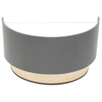 Blendend Designlampa med E27-bas, naturlig och grå finish, mått 17 x 30 x 15 cm, perfekt för rumsbelysning och dekoration. Blendend Designlampa med E27-bas, naturlig och grå finish, mått 17 x 30 x 15 cm, perfekt för rumsbelysning och dekoration.