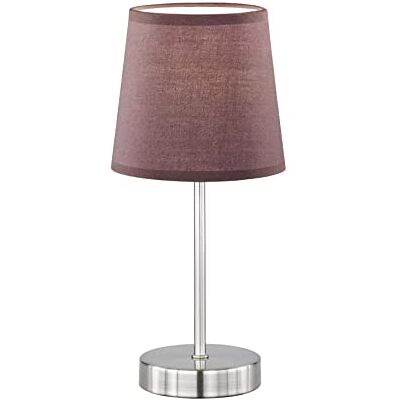 WOFI Action Bordslampa, Metal, E14 42W, Brun, 14 x 32 cm WOFI Action Bordslampa, Metal, E14 42W, Brun, 14 x 32 cm