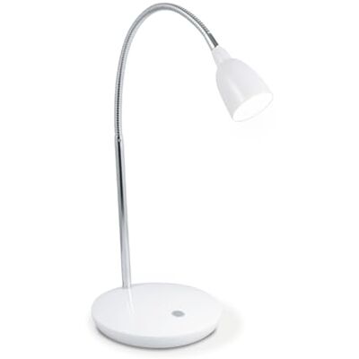 home sweet home collection LED-skrivbord Flexy LED-skrivbord flexibel skrivbord integrerad LED 2,5 W (20W) livslängd 30 000 timmar vit i kombination med krom för alla interiörer IP20 home sweet home collection LED-skrivbord Flexy LED-skrivbord flexibel skrivbord integrerad LED 2,5 W (20W) livslängd 30 000 timmar vit i kombination med krom för alla interiörer IP20