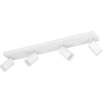 EGLO connect.z Smart-Home LED taklampa Melitello-Z, 4 spotlights, ZigBee, Matter, app- och röststyrning Alexa, varm- och kallvit, RGB, dimbar, vit EGLO connect.z Smart-Home LED taklampa Melitello-Z, 4 spotlights, ZigBee, Matter, app- och röststyrning Alexa, varm- och kallvit, RGB, dimbar, vit