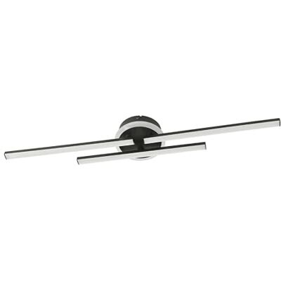 EGLO Vascella LED-taklampa, stavformad taklampa för kök och kontor, svartvit kökslampa i metall och plast, neutralt vitt ljus, 72 x 14 cm EGLO Vascella LED-taklampa, stavformad taklampa för kök och kontor, svartvit kökslampa i metall och plast, neutralt vitt ljus, 72 x 14 cm