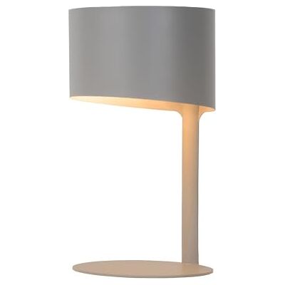 LUCIDE Bordslampa – Ø 15 cm – 1 x E14 – grå LUCIDE Bordslampa – Ø 15 cm – 1 x E14 – grå