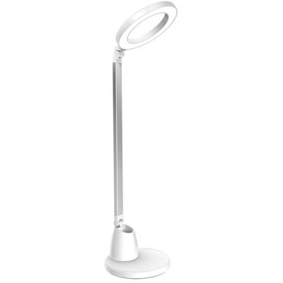Levitantes Flexo LED 8 W 640 lm 4000K vit-silver touch och dimbar 55 x 16 x 16 cm anpassningsbar belysning för kontor, studier och hem. Levitantes Flexo LED 8 W 640 lm 4000K vit-silver touch och dimbar 55 x 16 x 16 cm anpassningsbar belysning för kontor, studier och hem.