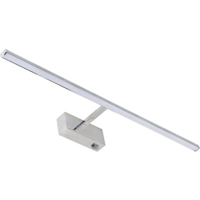 WatioWave LED-badrumsbelysning 12 W IP44 4000K 1360 lm 555 mm krom, perfekt för våtrumsbelysning och modern inredning. WatioWave LED-badrumsbelysning 12 W IP44 4000K 1360 lm 555 mm krom, perfekt för våtrumsbelysning och modern inredning.
