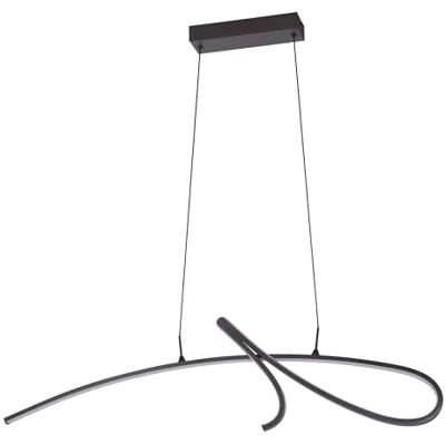 EGLO LED hänglampa Cardoncito, matbordslampa, taklampa med Dip Switch, metall svart, varm- till kallvit, 2400 lumen EGLO LED hänglampa Cardoncito, matbordslampa, taklampa med Dip Switch, metall svart, varm- till kallvit, 2400 lumen