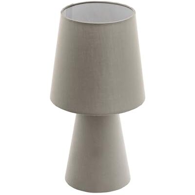 EGLO CARPARA bord höjd 34 cm, textil, 5,5 W, taupe EGLO CARPARA bord höjd 34 cm, textil, 5,5 W, taupe