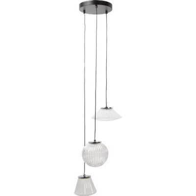 Zuiver 5300030 Sparkle Pendellampa klart glas 152 x 25,5 x 152 cm Zuiver 5300030 Sparkle Pendellampa klart glas 152 x 25,5 x 152 cm