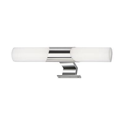BRILONER LED-spegellampa badrum, spegellampa badrum, IP44, neutral vit ljusfärg, 7W, krom, 32 cm BRILONER LED-spegellampa badrum, spegellampa badrum, IP44, neutral vit ljusfärg, 7W, krom, 32 cm