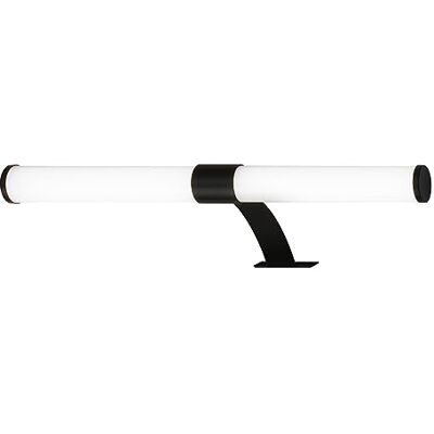 BRILONER – LED-spegellampa badrum, spegellampa 2-i-1 montering, skåplampa, vägglampa, IP44, neutral vit ljusfärg, 7 W, svart, 40 cm BRILONER – LED-spegellampa badrum, spegellampa 2-i-1 montering, skåplampa, vägglampa, IP44, neutral vit ljusfärg, 7 W, svart, 40 cm