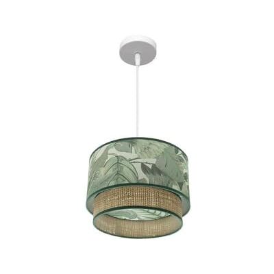VoltShine Kongo 30D Socalo-hänge med 1xE27 socalo i en elegant vit och grön-naturlig finish. Perfekt för att lysa upp alla utrymmen i ditt hem med stil. VoltShine Kongo 30D Socalo-hänge med 1xE27 socalo i en elegant vit och grön-naturlig finish. Perfekt för att lysa upp alla utrymmen i ditt hem med stil.