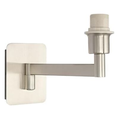 VoltShine Vänd vägglampa vägglampa med justerbara armar, e27, nickelfinish, mått 14,5 x 8 x 22 cm, perfekt för rumsbelysning VoltShine Vänd vägglampa vägglampa med justerbara armar, e27, nickelfinish, mått 14,5 x 8 x 22 cm, perfekt för rumsbelysning