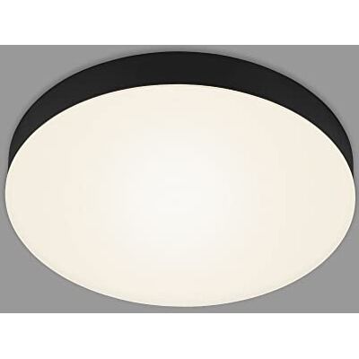 BRILONER Ramlös LED-taklampa, LED-taklampa, synlig LED-armatur, varmvit färgtemperatur, Ø 287 mm, svart BRILONER Ramlös LED-taklampa, LED-taklampa, synlig LED-armatur, varmvit färgtemperatur, Ø 287 mm, svart