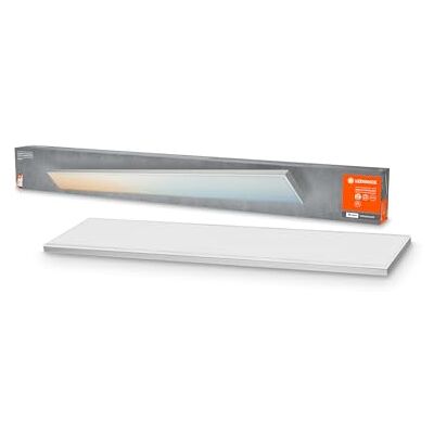 LEDVANCE Smart LED-taklampa, panel för inomhusbruk med WiFi-teknik, justerbar ljusfärg (3 000 K-6500 K), 1 200 mm x 100 mm, kompatibel med Google och Alexa Voice Control, SMART+ WIFI PLANON FRAMELESS LEDVANCE Smart LED-taklampa, panel för inomhusbruk med WiFi-teknik, justerbar ljusfärg (3 000 K-6500 K), 1 200 mm x 100 mm, kompatibel med Google och Alexa Voice Control, SMART+ WIFI PLANON FRAMELESS
