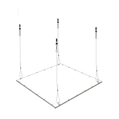 Zarivy REF LED-panelhängande upphängningssats: 31625-31626. Perfekt för enkel och säker installation, vilket säkerställer en professionell och elegant finish i alla utrymmen. Zarivy REF LED-panelhängande upphängningssats: 31625-31626. Perfekt för enkel och säker installation, vilket säkerställer en professionell och elegant finish i alla utrymmen.