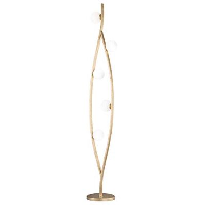 WOFI innerlampa, vardagsrum, stående lampa, golvlampa, lampa, lampa, guld, trendig, plast, 140 W, guldfärg WOFI innerlampa, vardagsrum, stående lampa, golvlampa, lampa, lampa, guld, trendig, plast, 140 W, guldfärg