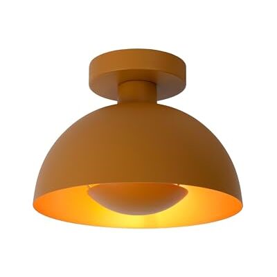 LUCIDE SIEMON – taklampa – Ø 25 cm – 1 x E27 – ockragul LUCIDE SIEMON – taklampa – Ø 25 cm – 1 x E27 – ockragul