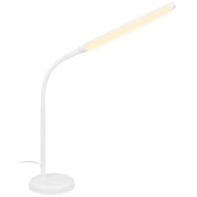 BRILONER – LED-nattlampa, touch-dimbar, skrivbord, LED, LED-bord, LED-lä för hemmakontor, 4 steg, dimbar, vit BRILONER – LED-nattlampa, touch-dimbar, skrivbord, LED, LED-bord, LED-lä för hemmakontor, 4 steg, dimbar, vit