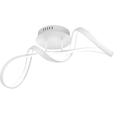 RL LIVE YOUR LIGHT Reality Leuchten LED-taklampa Perugia R67091131, metall vit matt, inkl. 28 watt LED, strömbrytare dimmer RL LIVE YOUR LIGHT Reality Leuchten LED-taklampa Perugia R67091131, metall vit matt, inkl. 28 watt LED, strömbrytare dimmer