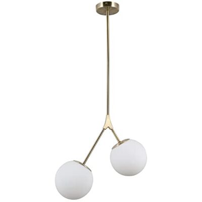 Italux Lighting Italux Caserta Modern taklampa med 2 lampor Globe, E14 Italux Lighting Italux Caserta Modern taklampa med 2 lampor Globe, E14